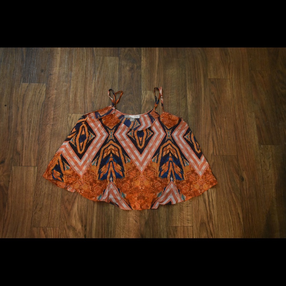 Forever 21 Contemporary Orange Tank